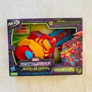 Nerf Marvel Mech Strike Monster Hunters Iron Man Monster Blast Blade NEW